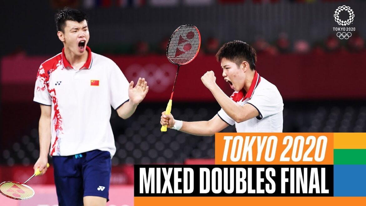🏸 Badminton double mixte 🥇 Match pour la médaille d'or |  Rediffusions de Tokyo