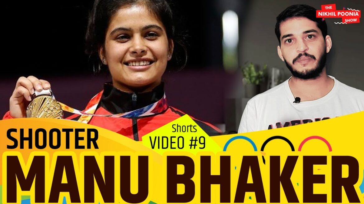Manu Bhaker Indian Airgun Shooter Médaille des Jeux Olympiques de Tokyo 2020 #short