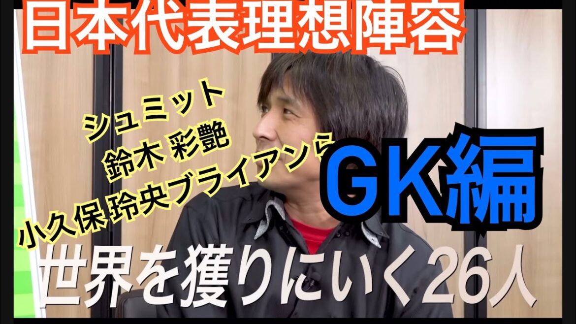 Équipe nationale du Japon Ideal GK Edition Schmidt Daniel Reo Kokubo Brian Suzuki Ayaya Sakadai coupure de télévision