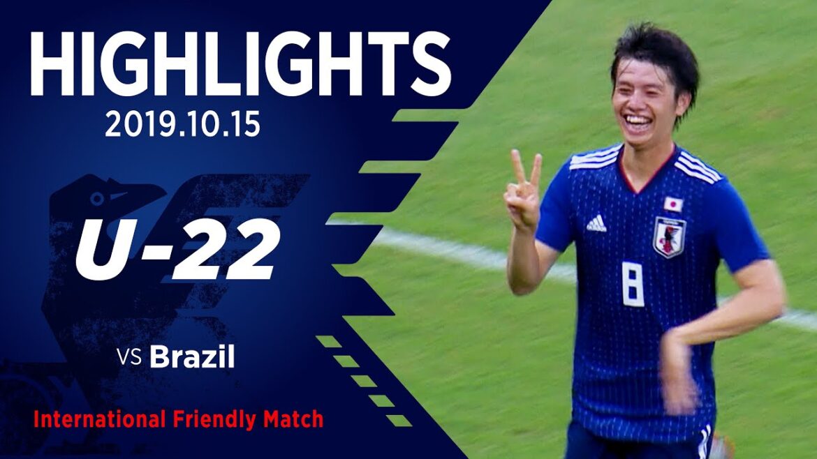 Aoi Tanaka perce le but avec un tir net qui semble tourner[Highlight]Équipe nationale du Brésil U-22 contre Équipe nationale du Japon U-22 | Match amical international 2019 10 15 Arena Pernambuco