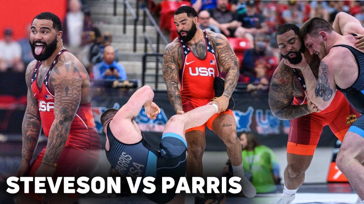 Gable Steveson contre Mason Parris |  125 kg 2023 US Open Demi-finale