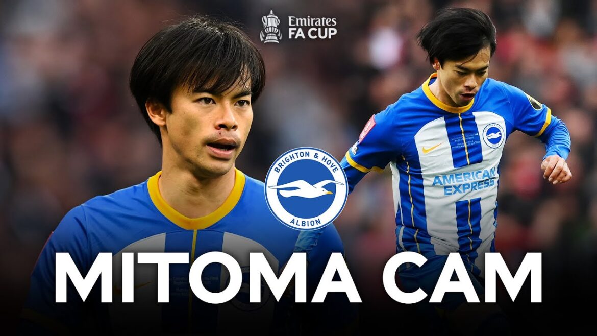 Kaoru Mitoma |  Caméra du joueur |  Brighton 0-0 (6-7 PENS) Manchester United |  Emirates FA Cup 22-23