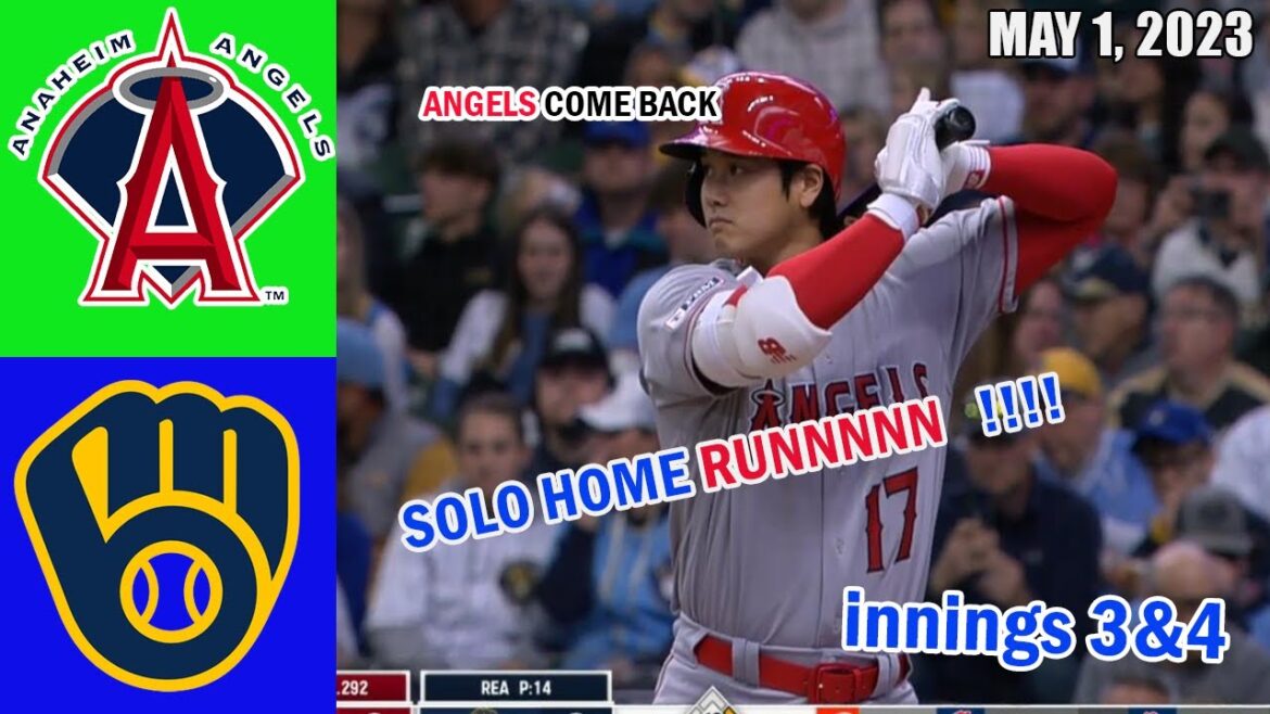 5/1 (lundi) Angels (Shohei Otani) VS Brewers en direct