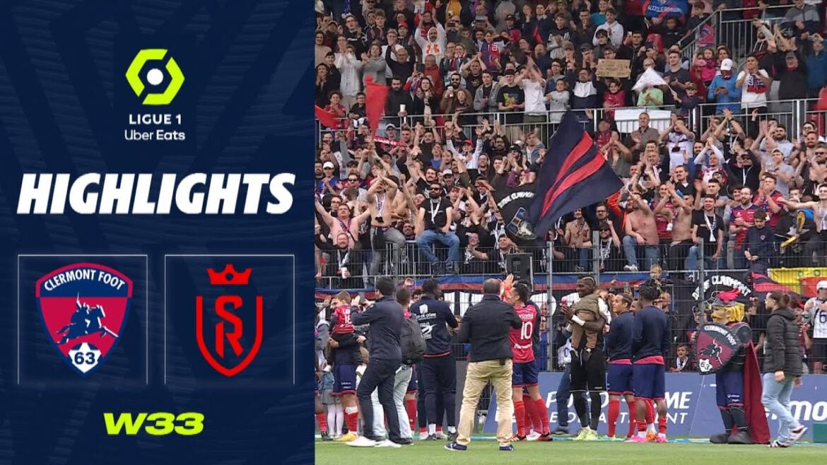 CLERMONT FOOT 63 - STADE DE REIMS (1 - 0) - Highlights - (CF63 - SdR) / 2022-2023