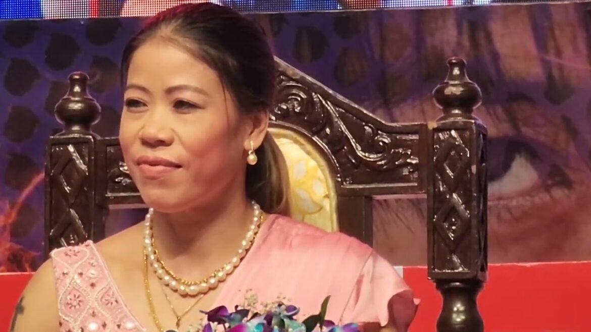 magnifique #marykom #maryckom #boxeur ##champion du monde félicité à #kolkata