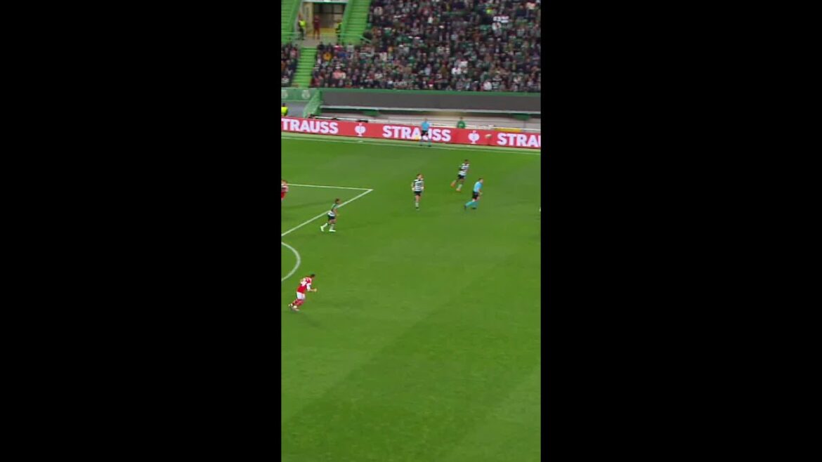 BUT!  Morita Hidemasa Sporting - Arsenal.  Ligue d'Europe.  1/8 de finale.  Les premiers matchs.  03/09/2023.  Football