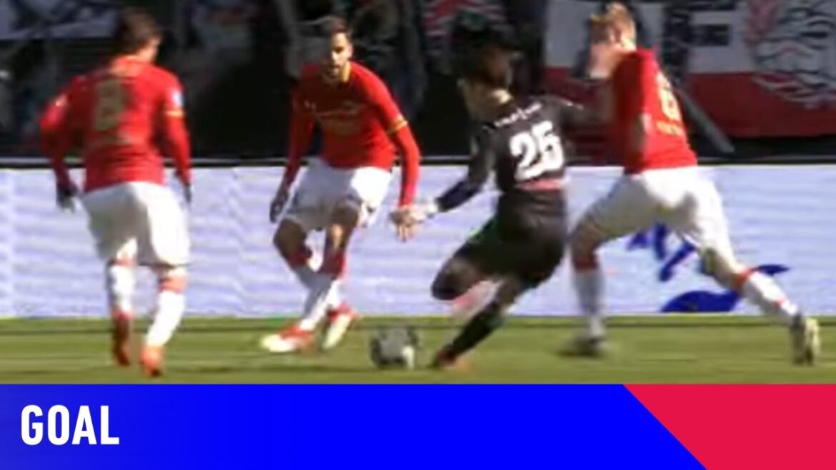 BANG DÉLICIEUX Ritsu Doan |  AZ - FC Groningue (18-03-2018) |  But