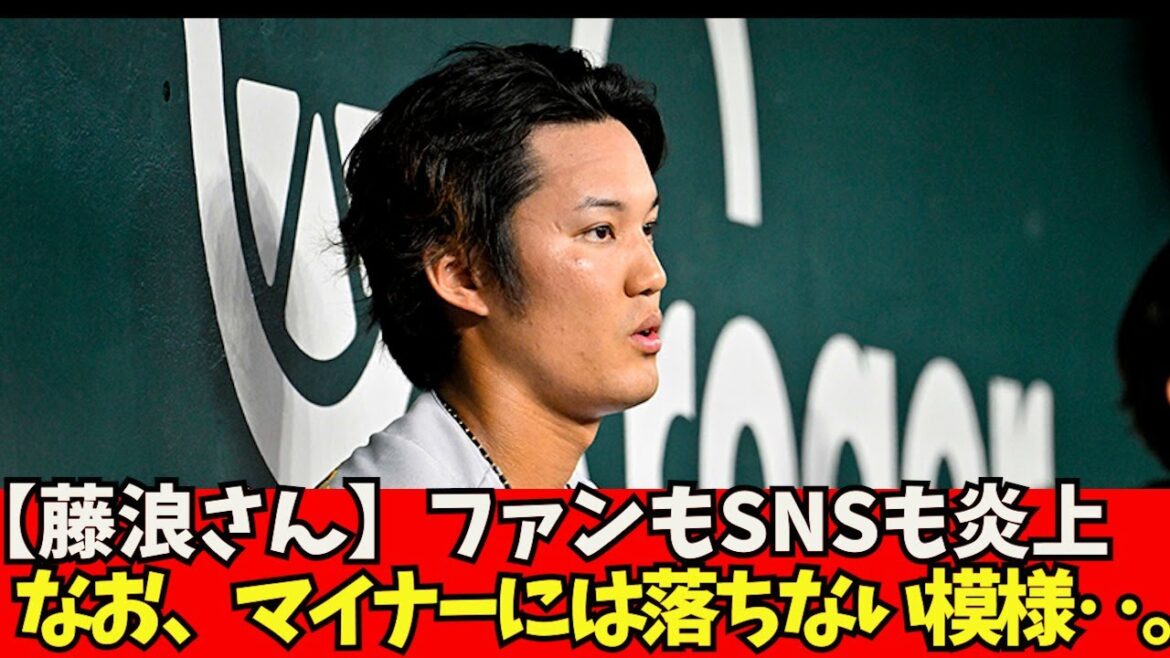[Triste nouvelle]Les fans et les SNS sont en feu. Fujinami-san, c'est vraiment dangereux...[Quelle réaction J]Shohei Otani, Shintaro Fujinami, Aki Sasaki, Masanao Yoshida, Seiya Suzuki, Kodai Senga, Yu Darvish
