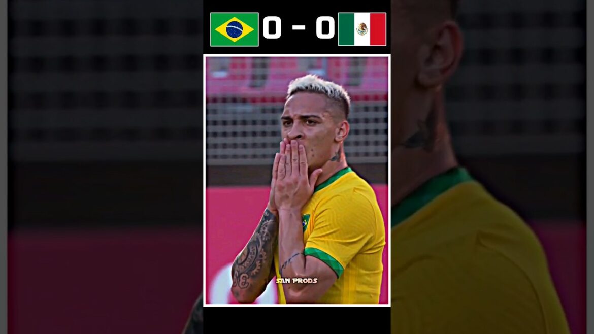 Olympique #2020 #demi-finale Brésil vs Mexique #tir au but