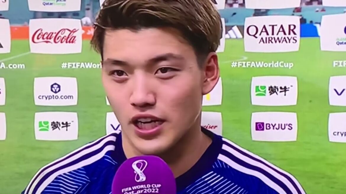Ritsu Doan est le seul à décider que je suis celui qui rend le football japonais plus excitant Interview d'après-match 2022/11/23 Équipe nationale du Japon contre l'Allemagne Ritsu Doan