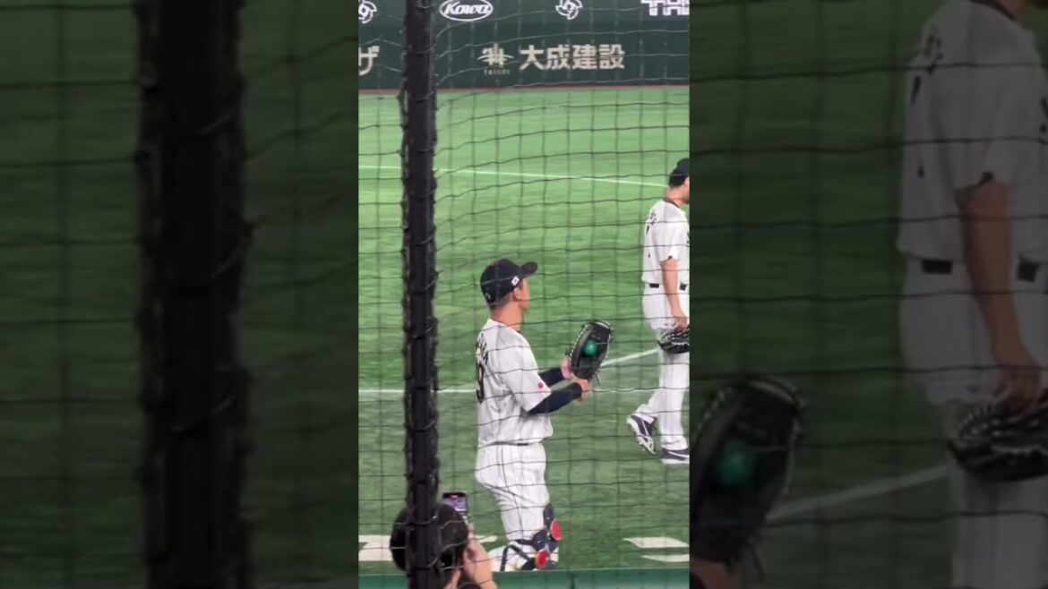 Le moment où Yu Darvish est apparu devant moi pour défier le WBC[Japon vs Italie]! Est-ce le dernier lancer au Japon ?  2023/3/16