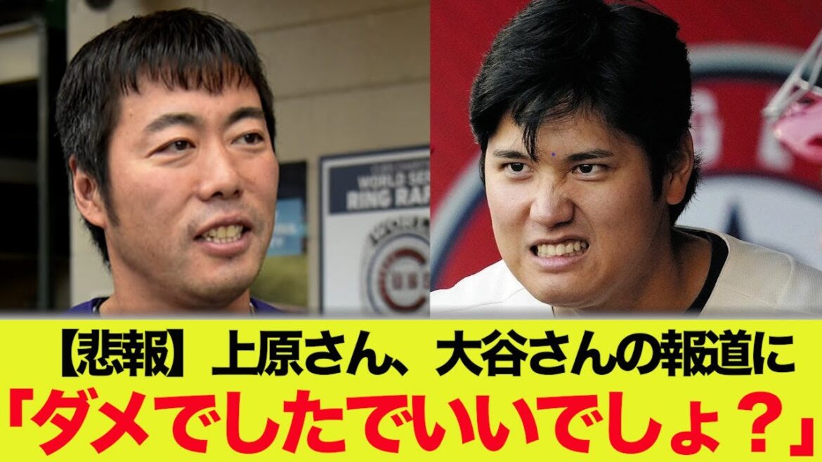 [Triste nouvelle]Reportage de Koji Uehara et Shohei Otani.  .Shohei Ohtani Shintaro Fujinami Aki Sasaki Masanao Yoshida Seiya Suzuki Kodai Senga Yu Darvish