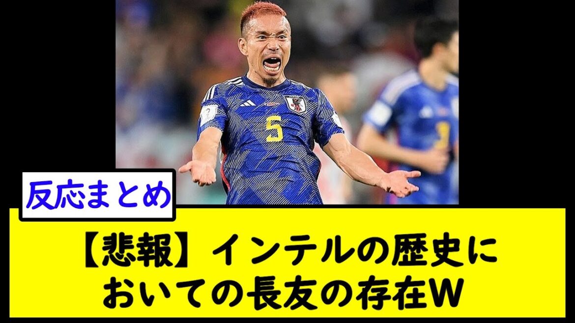 [Triste nouvelle]La présence de Nagatomo dans l'histoire d'Intel W[2ch soccer thread]