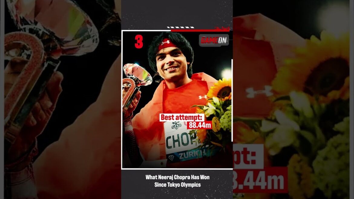 Ce que Neeraj Chopra a accompli depuis les JO de Tokyo