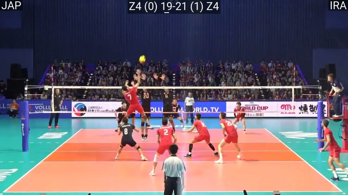 Volley-ball Japon vs Iran 0:3 – Match complet Volley-ball Japon vs Iran 0:3 - Match complet