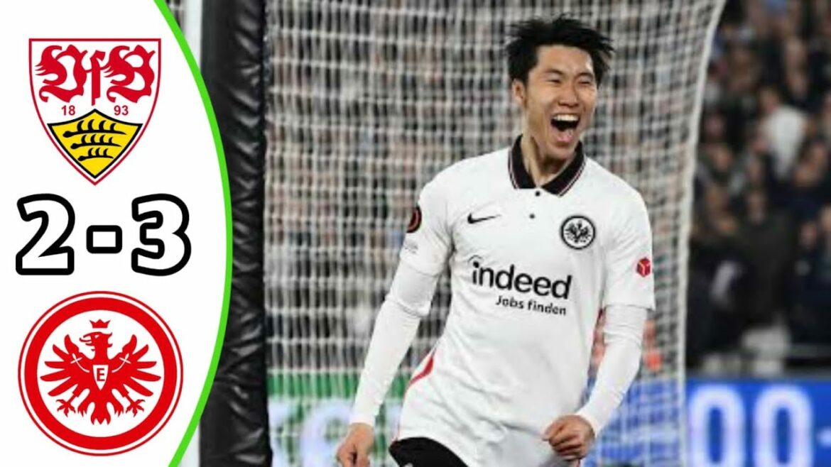 But de Daichi Kamada - VfB Stuttgart vs Eintracht Francfort 2-3 Résumé |  Coupe DFB 2023