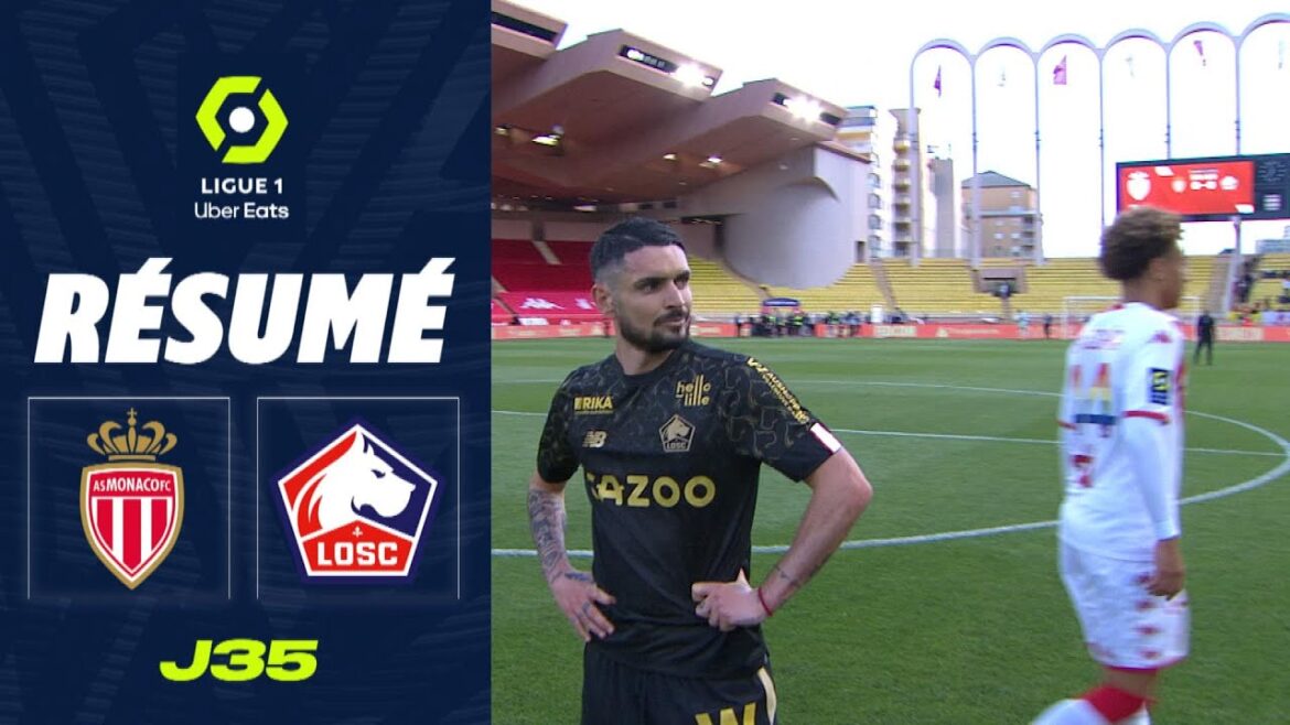 AS MONACO - LOSC LILLE (0 - 0) - Résumé - (ASM - LOSC) / 2022-2023