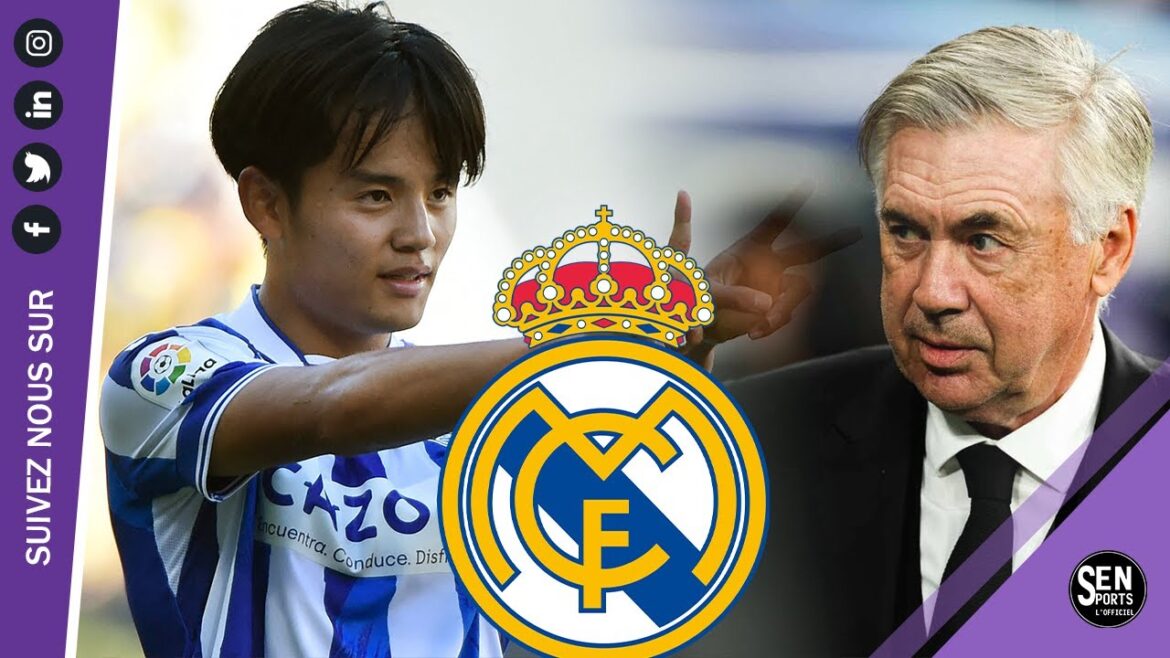Carlo Ancelotti confirme la course Takefusa Kubo au Real Madrid