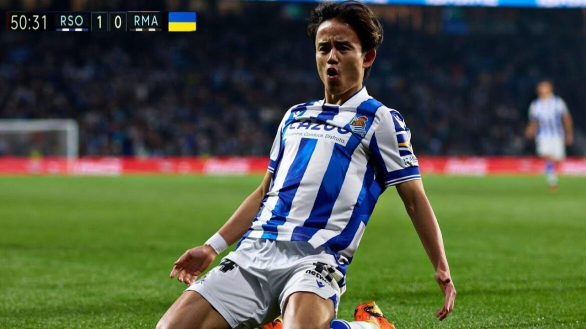 Prenez Kubo contre le Real Madrid - But et belle performance