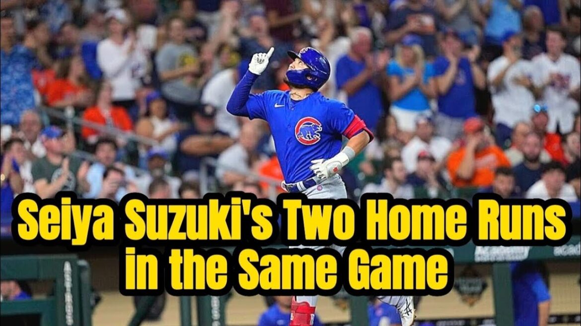 Les deux circuits de Seiya Suzuki dans le même match contre Houston |  Faits saillants de la MLB