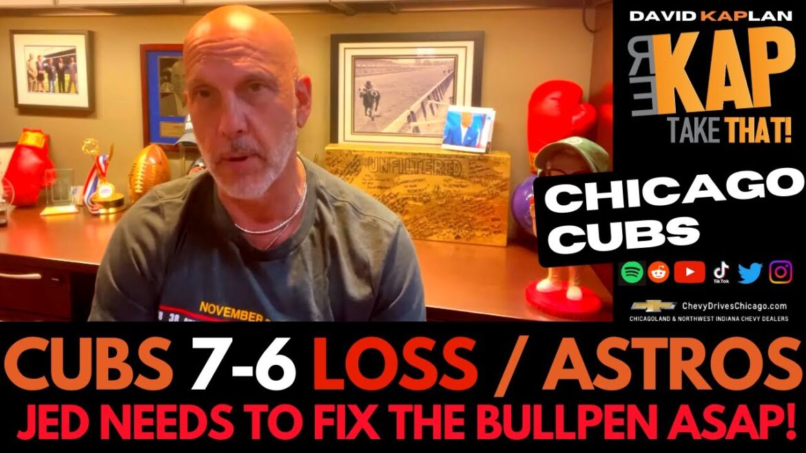 REKAP ⚾️ Cubs 7-6 Perte contre les Astros - Jed doit réparer le Bullpen dès que possible !