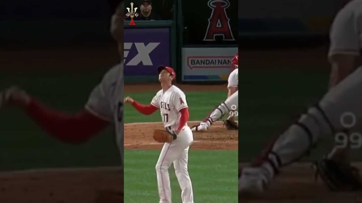 Shohei Ohtani se frappe : Shohei Ohtani se frappe