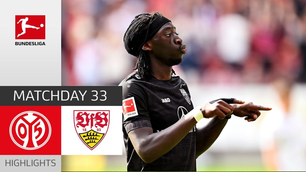 Stuttgart reste en vie |  1.FSV Mayence 05 - VfB Stuttgart 1-4|  Faits saillants |  DM 33 – Bundesliga 2022/23