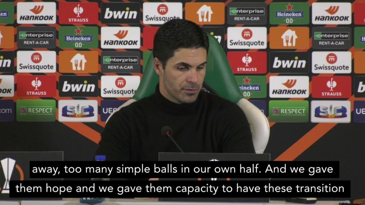 Arteta : « Nous concédons trop de buts simples »|Arsenal 2-2 Sporting|UEL Arteta : "Nous concédons trop de buts simples"|Arsenal 2-2 Sporting|UEL