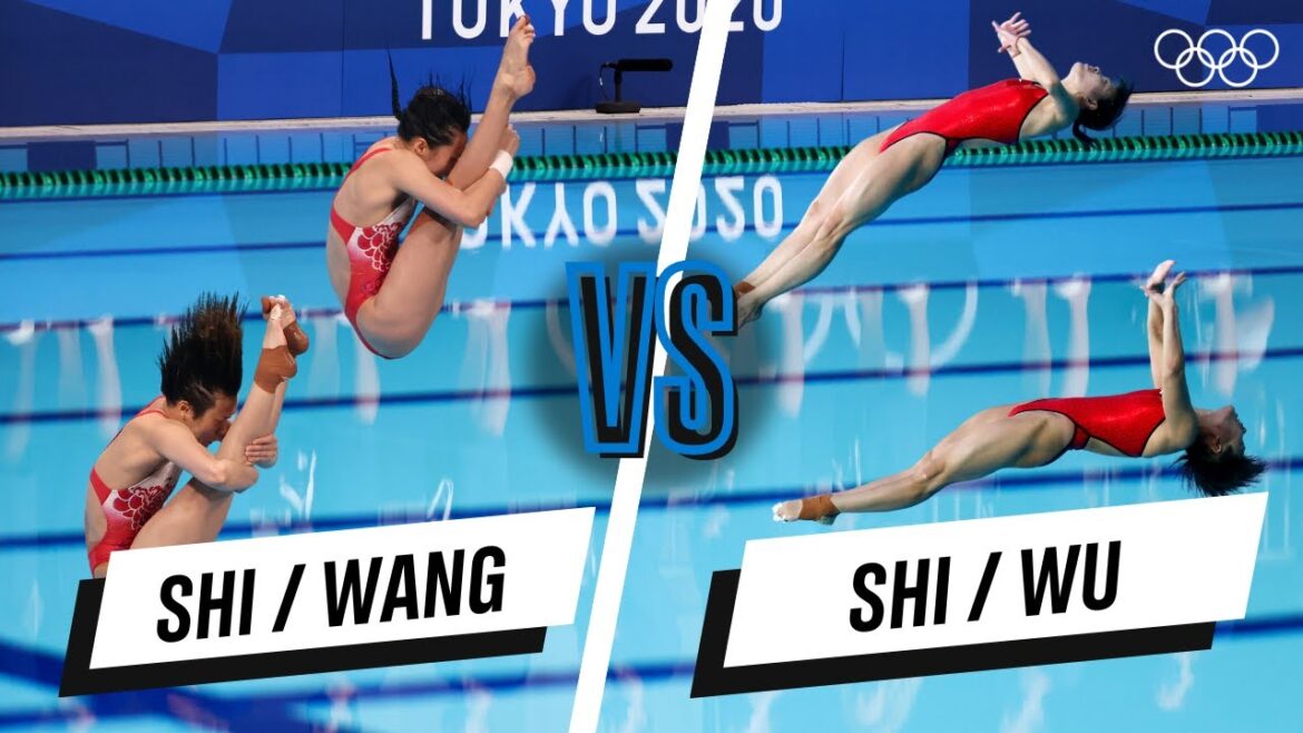 Shi/Wang 🆚 Shi/Wu - Tremplin synchro 3m |  Tête à tête