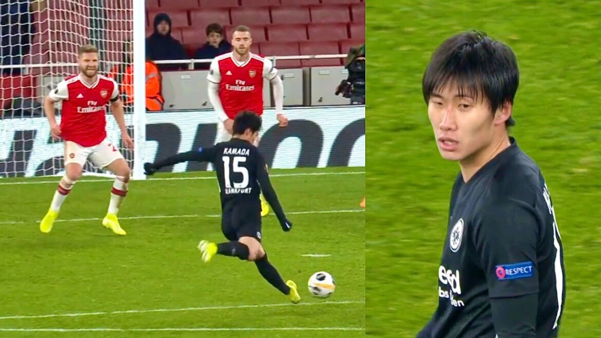 Daichi Kamada contre Arsenal |  SUPER BUTS |  MILAN CIBLES 🇯🇵