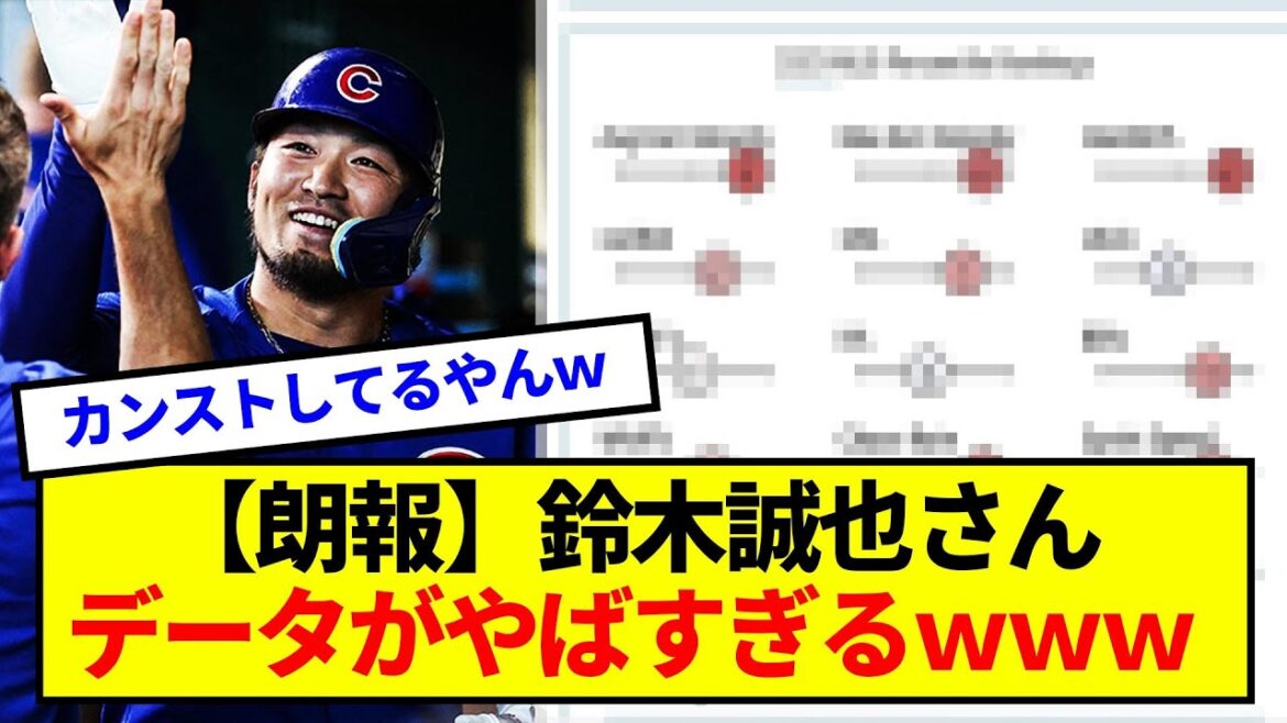 [Bonne nouvelle]M. Seiya Suzuki, les données sont trop dangereuses www[Quelle est ma réaction]