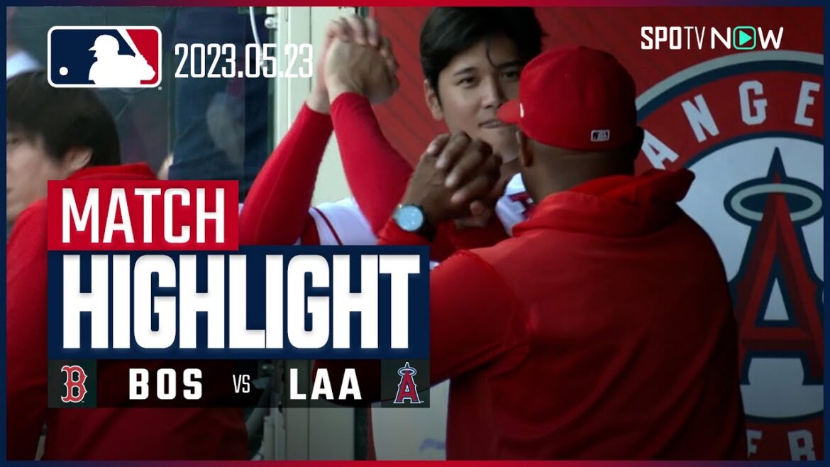 [Shohei Ohtani et Masanao Yoshida se rencontrent pour la 4e fois cette saison]5.23 Red Sox VS Angels Faits saillants japonais