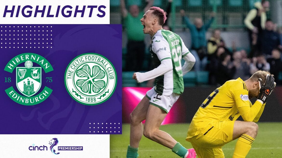 Hibernian 4-2 Celtique |  Carton rouge de Daizen Maeda alors que les Hibs obtiennent une victoire tardive |  cinch Premiership