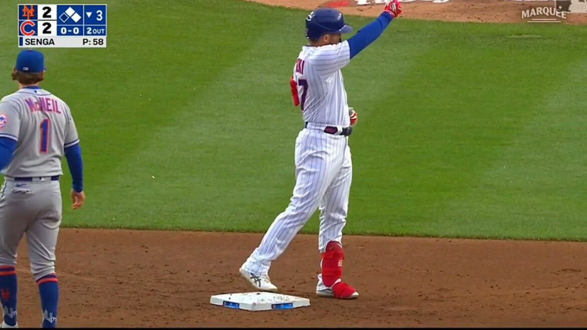 5/23 DOUBLE (RBI) de Seiya Suzuki contre Senga Kodai / MLB 2023