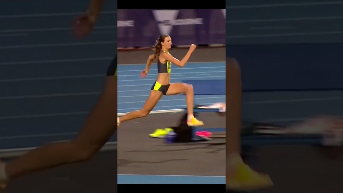 Nicola Olyslagers saut en hauteur Twixtor RE#short