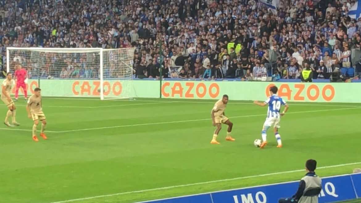 J'ai regardé Gorasso de Takefusa Kubo contre Almeria sur place.
