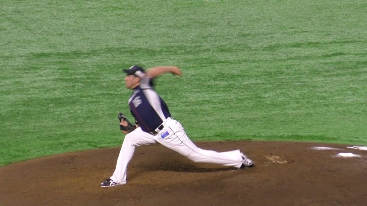 Ralenti) Seibu Lions Yusei Kikuchi forme de lanceur 2018.3.7