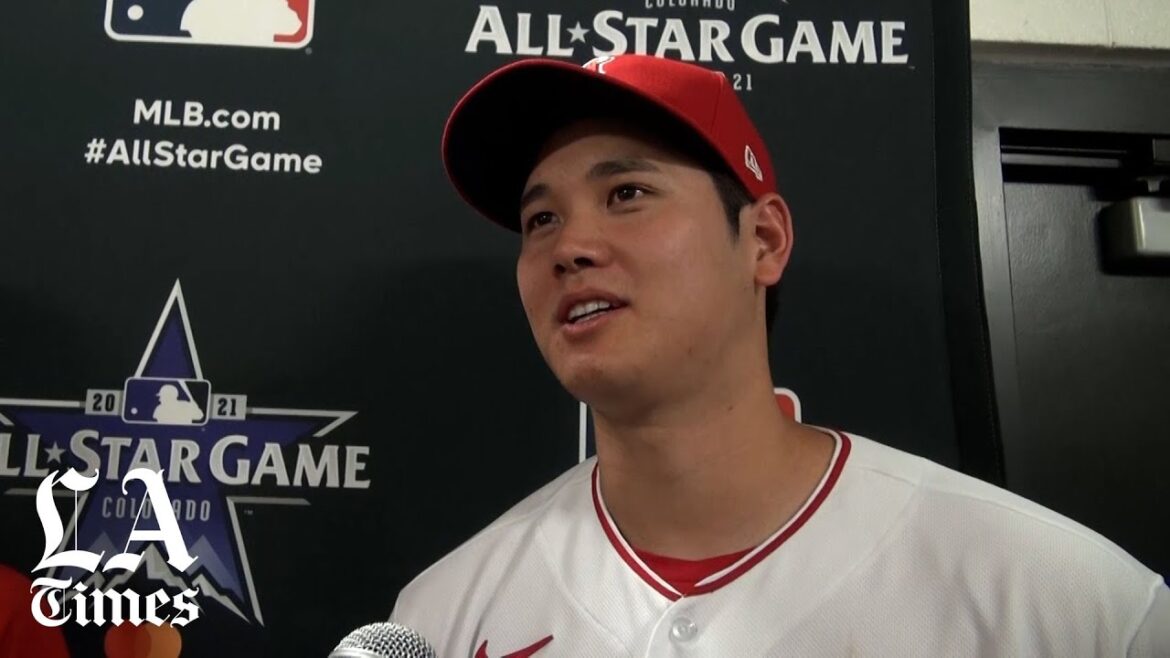 Shohei Ohtani après la conférence de presse du derby Home Run