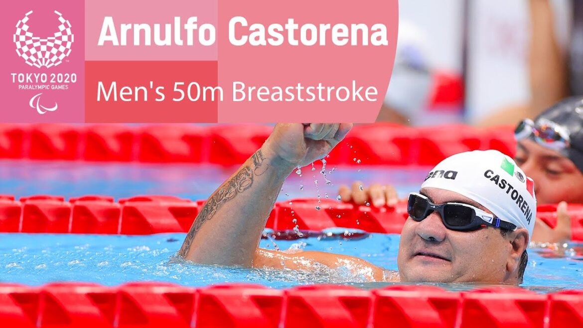 Arnulfo Castorena remporte l'or pour le Mexique |  50m brasse hommes - SB2 |  Jeux paralympiques de Tokyo 2020