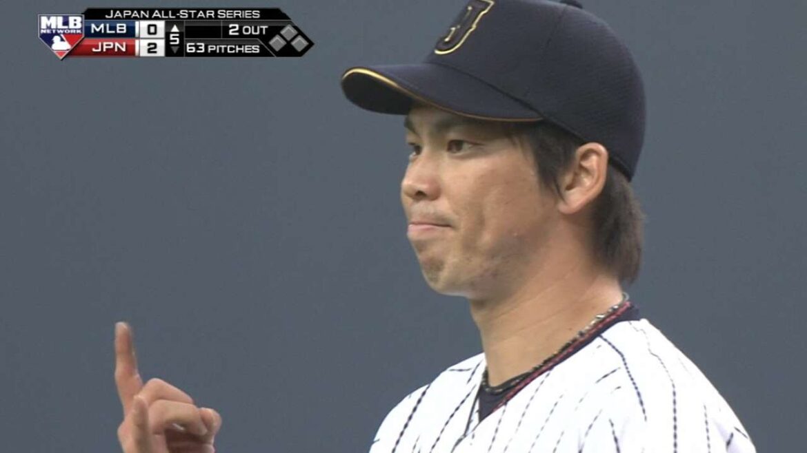 MLB@JPN : Maeda demande à Escobar de se balancer
