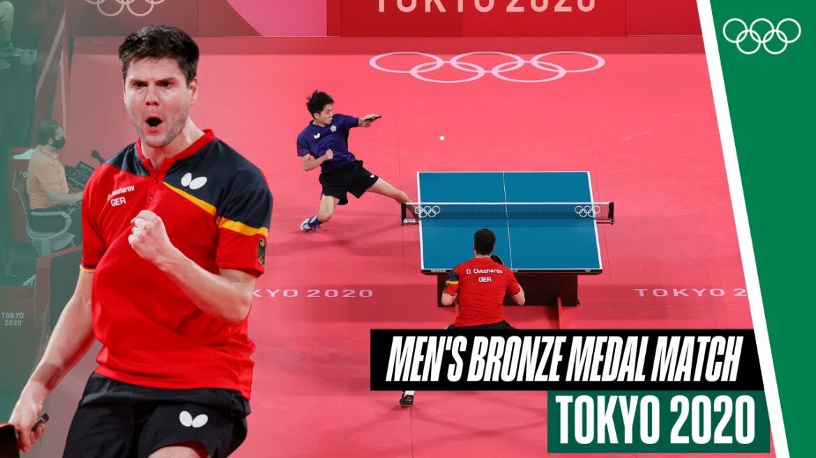 Lin Yun-Ju 🆚 Dimitrij Ovtcharov |  Match pour la médaille de bronze en tennis de table masculin à Tokyo 2020 🏓