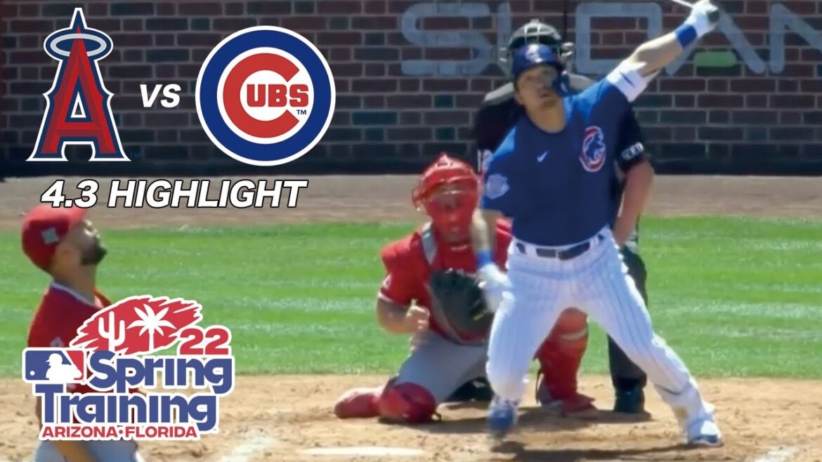 [MLB Spring Training]Faits saillants du match Angels vs Cubs - Seiya Suzuki frappe son deuxième circuit lors du match d'ouverture -