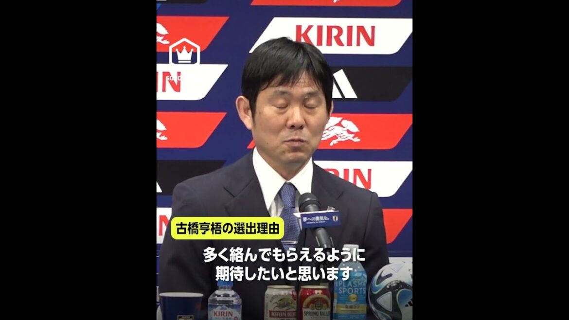 Interview du réalisateur Moriyasu "Pourquoi Kyogo Furuhashi a-t-il été sélectionné ?" #soccerking #Japan #samuraiblue #shorts