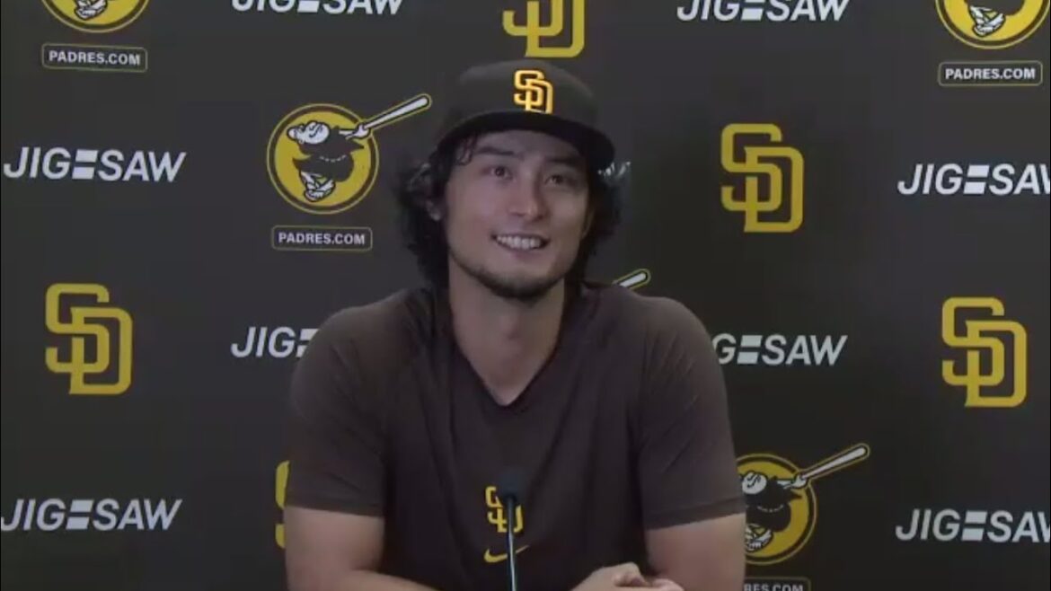 Yu Darvish des Padres lors d'une sortie de qualité contre les Angels, son dos, Ohtani, offrant un voyage à un enfant et plus