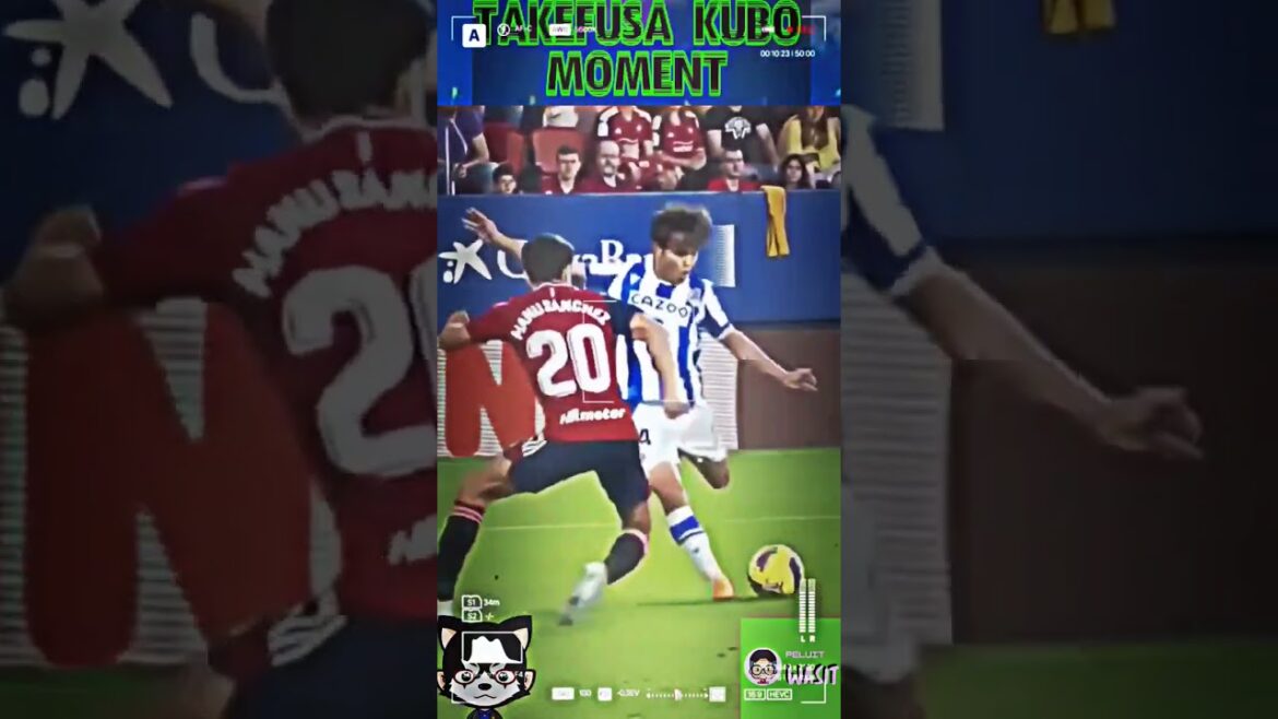 Kubo marque des buts, le Real Madrid devrait-il le racheter ?  Takefusa Kubo Moment #short #football