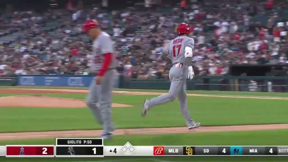 Shohei Ohtani lance un home run en solo