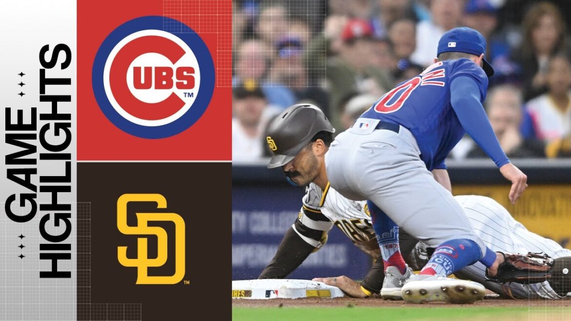 Cubs vs Padres Faits saillants du match (03/06/23) |  Faits saillants de la MLB