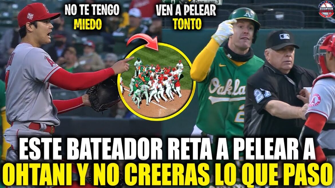 Alors SHOHEI OHTANI a frappé un frappeur qui explose et le DÉFIE de COMBATTRE et de REGARDER COMMENT MLB lui a RÉPONDU