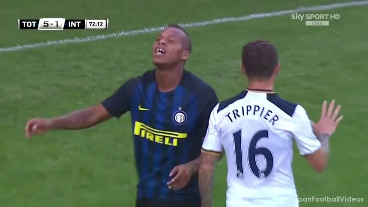 Yuto Nagatomo Touch Collection Inter contre Tottenham Yuto Nagatomo contre Tottenham 05 08 2016 720p