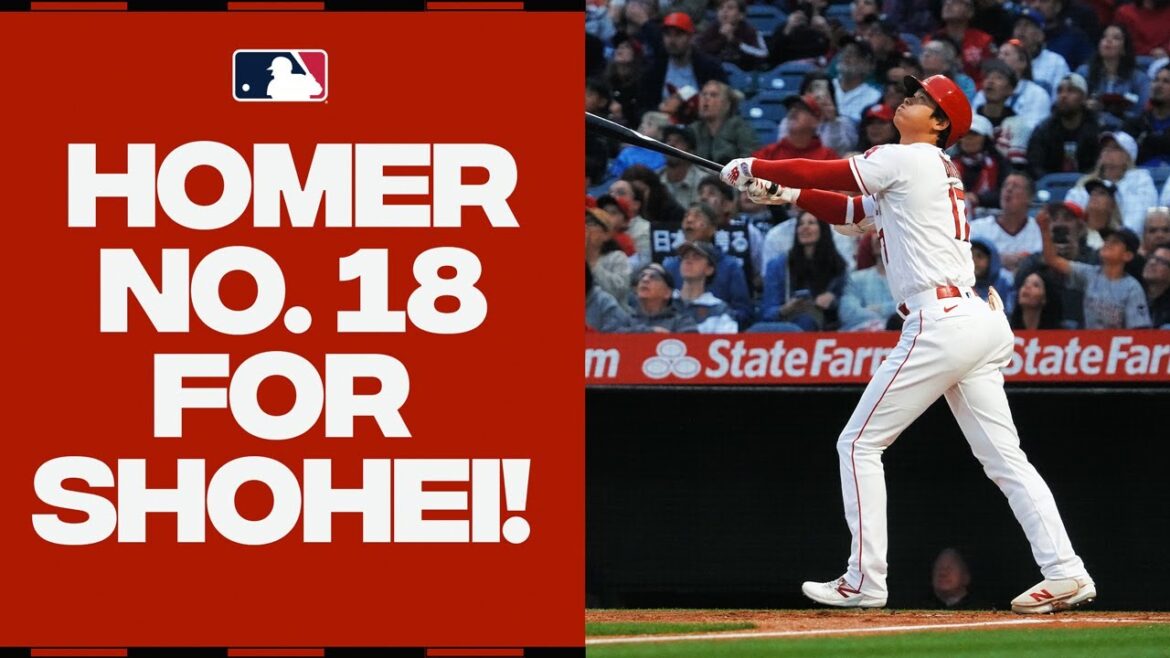 Shohei Ohtani GOES YARD pour la 18ème fois cette année !